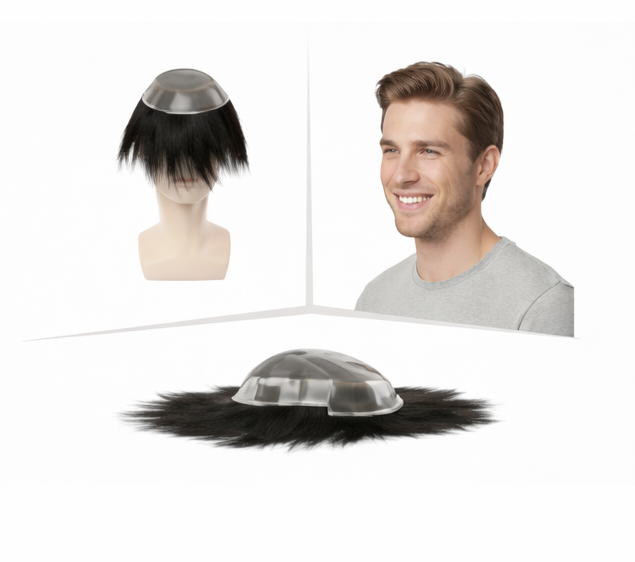 Srhairfeelers POLYFUSE Hair Patch for Men